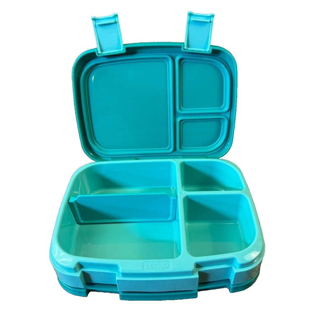 Bentgo Fresh Leak Proof Versatile Compartment Bento Lunch Box Container Teal